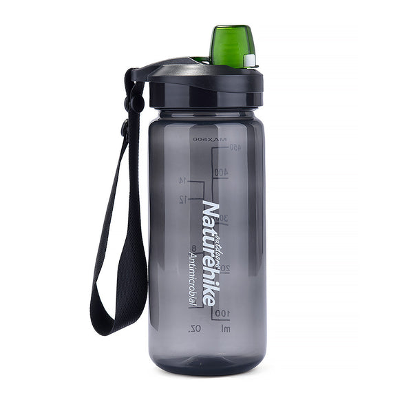 NatureHike 500ml Easy Open water bottle in black